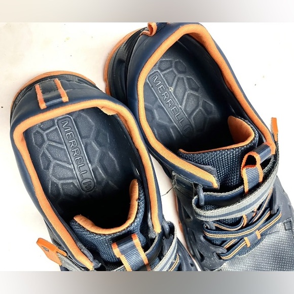 Merrell Toe Hydro Blue Select Grip Sandals Size 5M Boys Vented - Picture 5 of 9